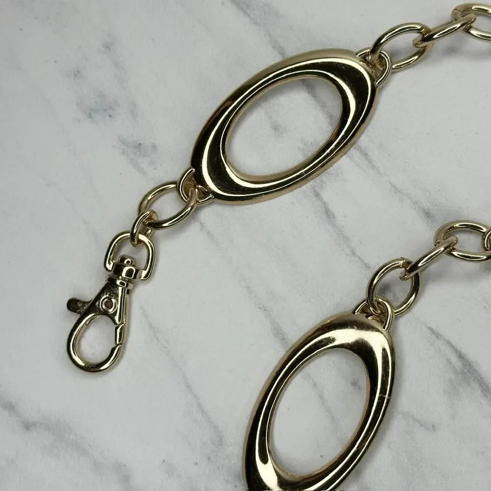 Fossil Gold Chain Belt Oval Link Extra Large/2X (XL/2X) ✨
